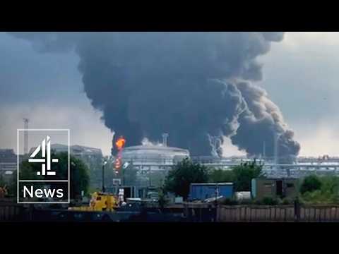 Ukraine strikes oil terminal in St Petersburg