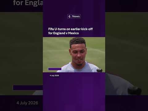 U-turn on England v Mexico start time