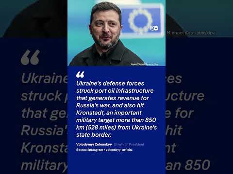 Ukraine strikes Russian oil terminal near St. Petersburg | DW News