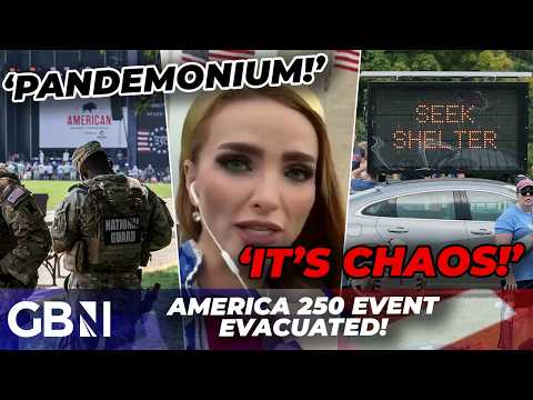 BREAKING: America 250th anniversary event EVACUATED hours before Donald Trump speech – ‘CHAOS!’