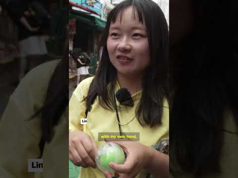 Why are young Koreans crushing wax balls?