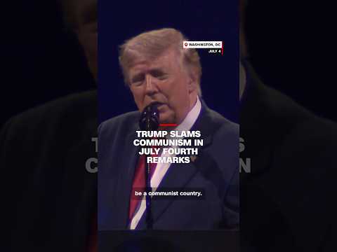 Trump slams communism in July Fourth remarks