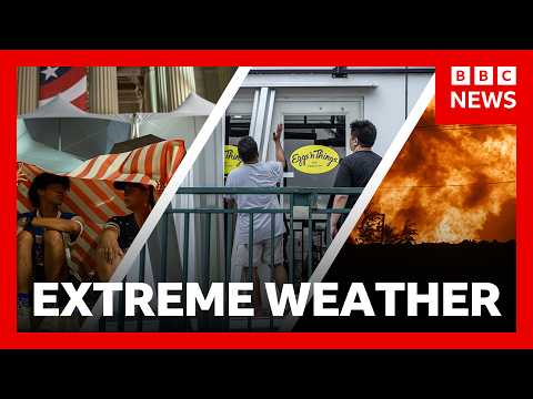 US extreme weather, Greece wildfires and US Pacific Islands brace for Super Typhoon | BBC News