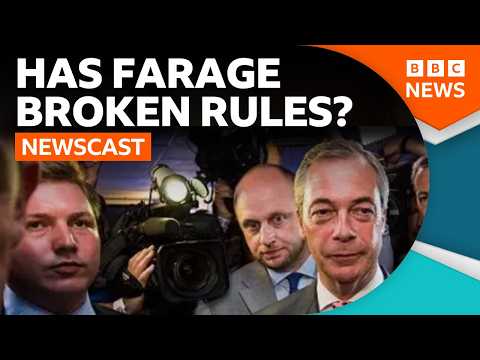 Who is the fraudster who paid for Farage’s security? | BBC Newscast