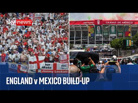 World Cup | Fans gather for England v Mexico as kick-off delayed due to weather
