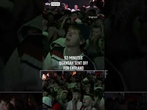 How England fans reacted to memorable win over Mexico