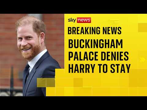 Palace says Prince Harry will not be staying there, despite claim from Duke’s team