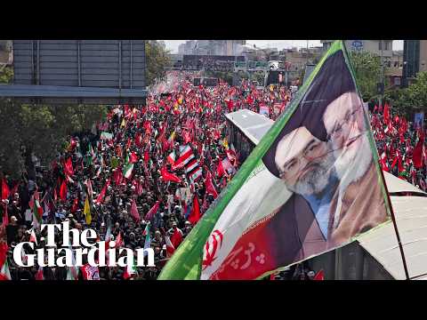 Millions walk with Ali Khamenei’s coffin in Tehran funeral procession