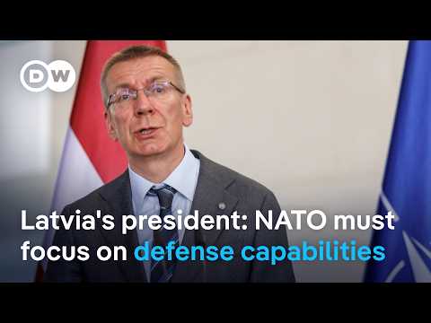 Latvian president says NATO must focus on defense capabilities | DW News