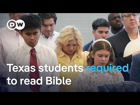 Texas to require public school students to read Bible stories | DW News