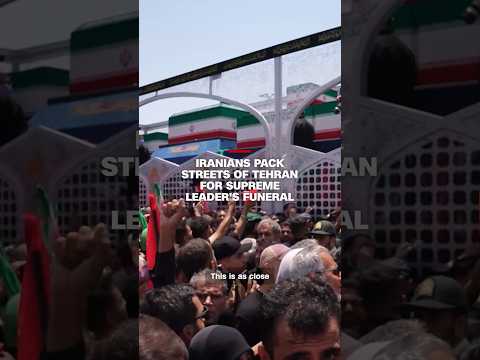 Iranians pack streets of Tehran for supreme leader’s funeral