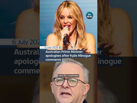 Australian Prime Minister apologises after Kylie Minogue comments