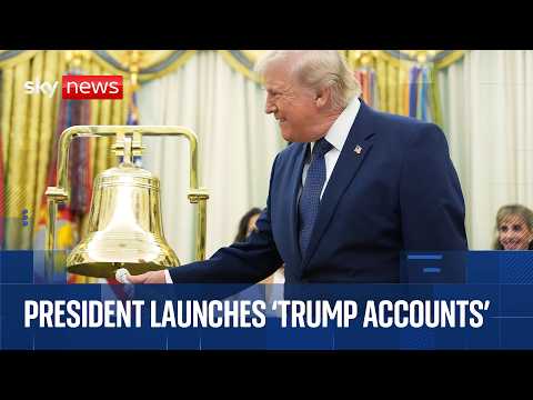 Trump launches ‘Trump Accounts’ in Oval Office