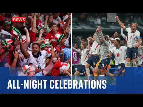 Late night, big win: England fans celebrate World Cup triumph