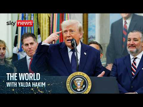 Trump weighs in on red card controversy | The World with Yalda Hakim