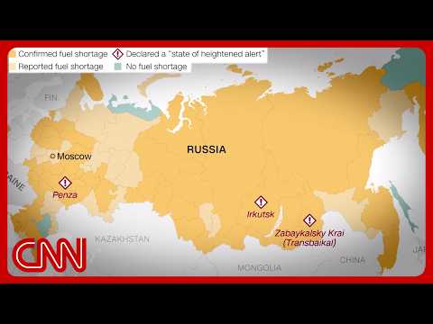 Ukraine strikes spark Russian fuel crisis across 50 regions