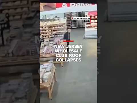New Jersey wholesale club roof collapses