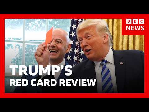 Inside Trump’s phone call to FIFA boss over US red card | BBC News
