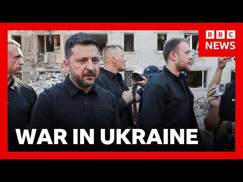 Ukraine’s Zelensky to press Nato for air defence systems after intense Russian strikes | BBC News