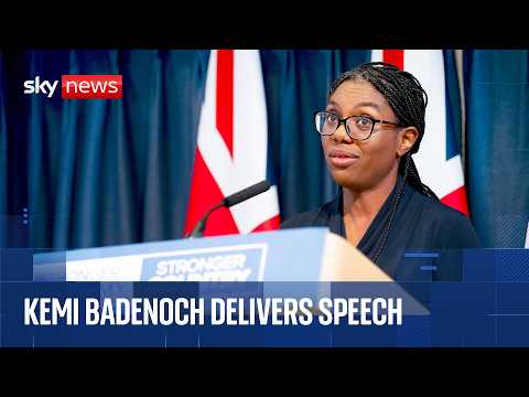 Kemi Badenoch delivers speech on UK defence