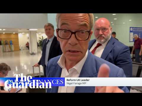 Nigel Farage confronts Sky News reporter after question over finances