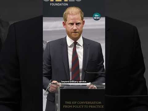 Prince Harry speaks at Invictus event after losing case against Mail publisher