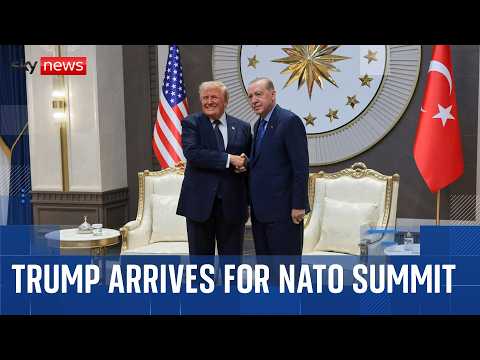 Donald Trump says he’s ‘very disappointed’ with NATO as he arrives for summit