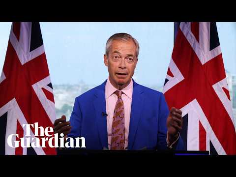 Reform UK leader Nigel Farage to make statement ‘on public life’ – watch live