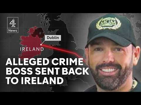 Alleged mob boss Daniel Kinahan returns to Ireland to face charges