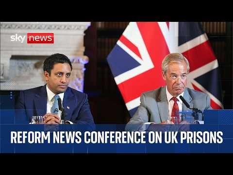 Reform pledge to deport all foreign nationals from UK prisons