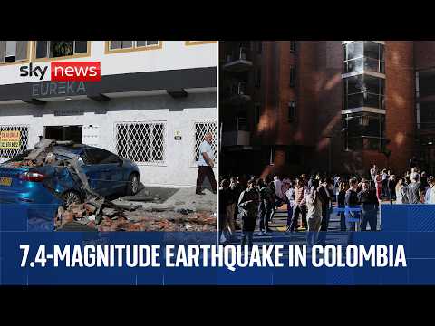 Live from Bogota as powerful earthquake sparks evacuations