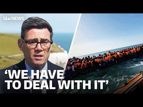 Watch Andy Burnham’s reaction to hundreds crossing to UK in small boat