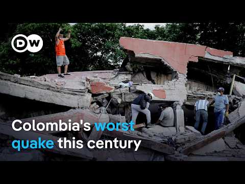 Deadly earthquake hits Colombia weeks after Venezuela quakes killed thousands | DW News