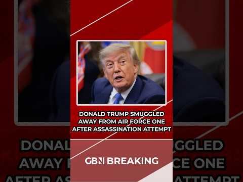 BREAKING: Donald Trump SMUGGLED off AIR FORCE ONE to AVOID ASSASSINATION attempt!