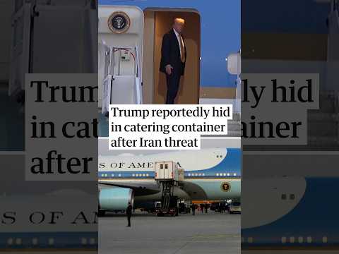 Trump reportedly hid in catering container after Iran threat