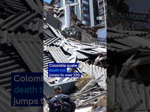 Death toll from Colombia’s earthquake jumps | DW News