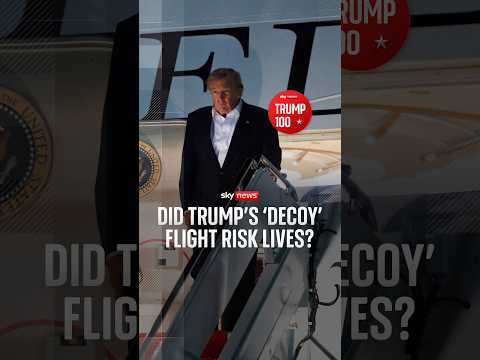 Did Trump’s ‘decoy’ flight risk lives?