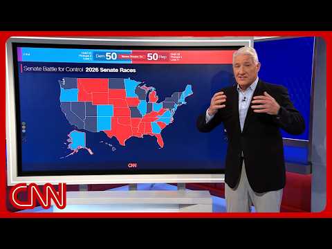 John King tracks primary results at CNN’s Magic Wall