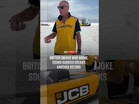 British driver who broke sound barrier breaks another record