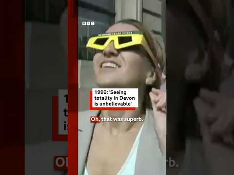 The 1999 solar eclipse in the UK. #Eclipse #bbcnews