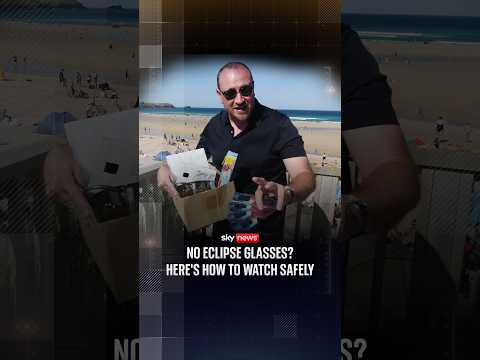 No eclipse glasses? Here’s how to watch safely