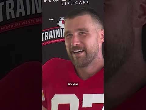 Hear Kelce’s first public comments since marrying Taylor Swift