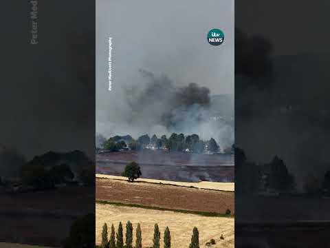 Around 70 firefighters tackle an “extensive” grass fire in Stourbridge