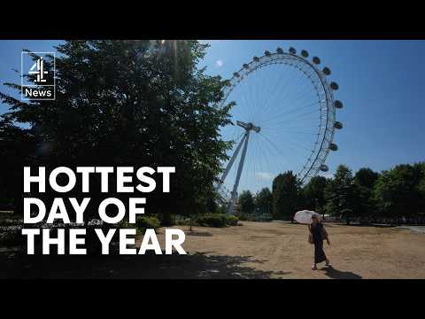 Highest temperature of the year as UK gripped by fifth heatwave