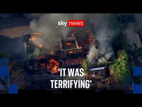 ‘Ash has been raining down’: Residents in Stourbridge describe devastating fires