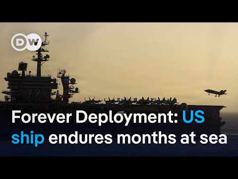 Concern for crew stuck on US aircraft carrier as Iran war drags on | DW News