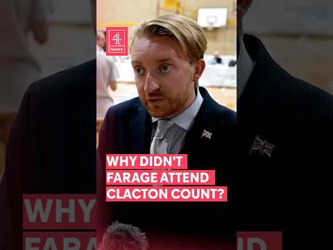 Why didn’t Farage attend Clacton by-election count?