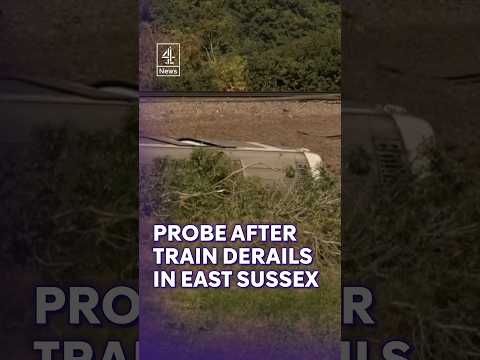 Investigation into how train derailed in East Sussex as two injured