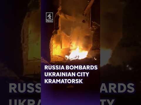 One dead and 18 injured after Russian aerial attack on Kramatorsk