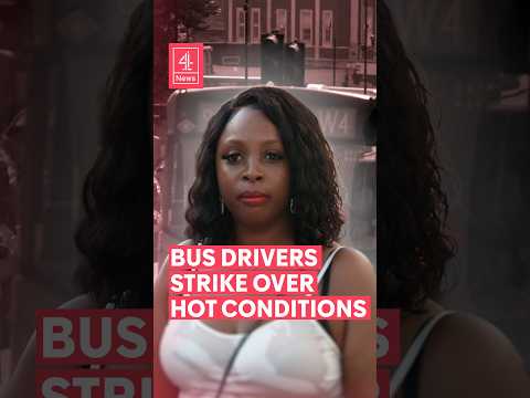 Bus drivers on strike over heatwave working conditions
